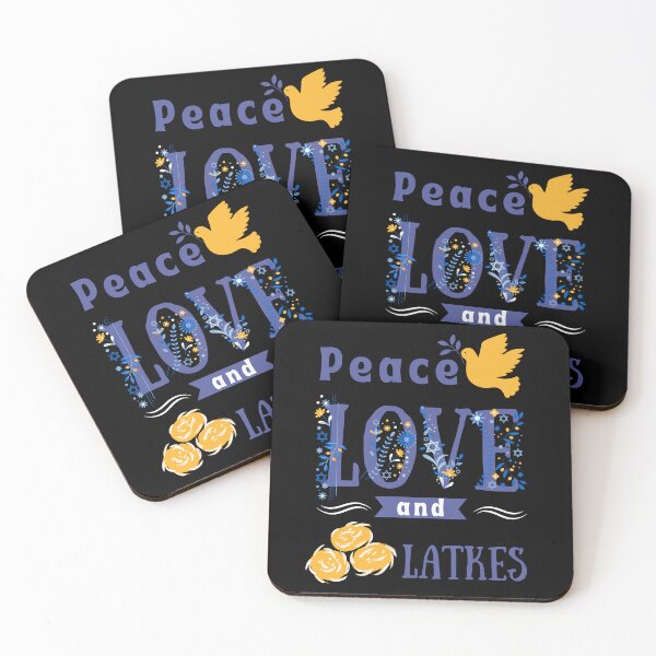Item preview, Hanukkah, Jewish Holidays, Peace, Love and Latkes designed and sold by TeyMank.