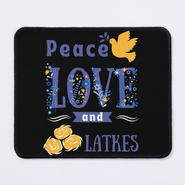 Item preview, Hanukkah, Jewish Holidays, Peace, Love and Latkes designed and sold by TeyMank.