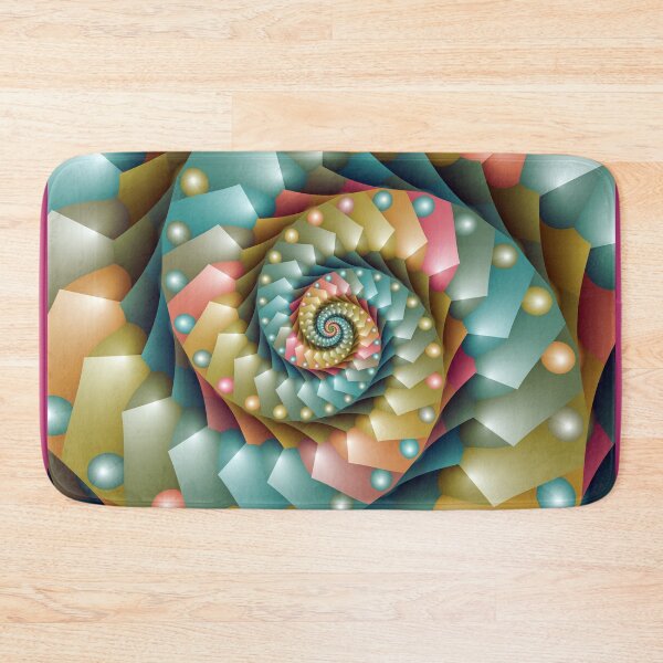 Item preview, Pastel Spiral Fractal Design designed and sold by pinkal.
