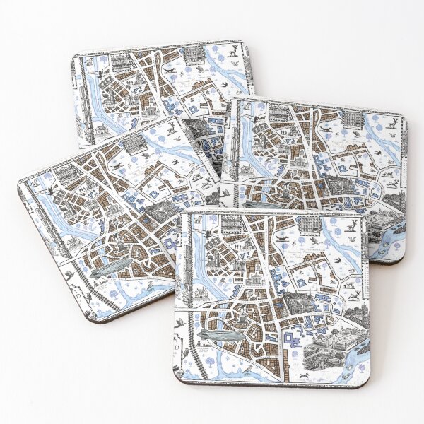 Item preview, The Map of Lyra's Oxford  designed and sold by Verudam.