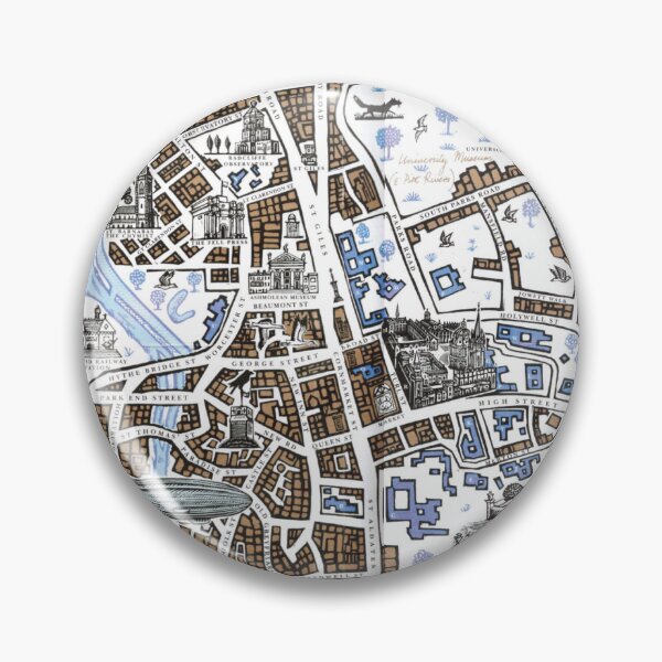 Item preview, The Map of Lyra's Oxford  designed and sold by Verudam.