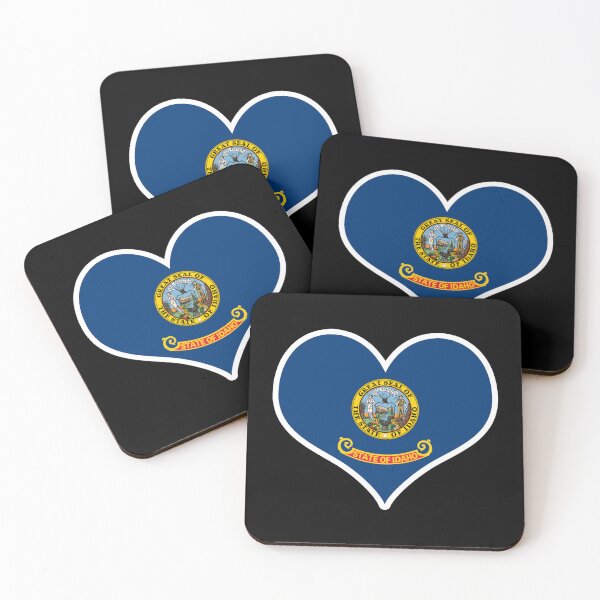 Item preview, Idaho US State Flag Heart designed and sold by PKHalford.