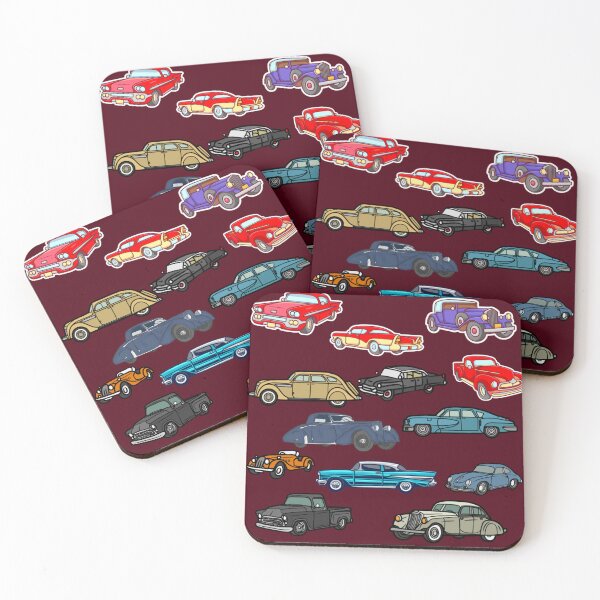 Item preview, Color Classic Car Pattern  designed and sold by MistyMorningsOR.