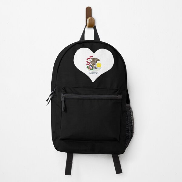 Item preview, Illinois US State Flag Heart designed and sold by PKHalford.