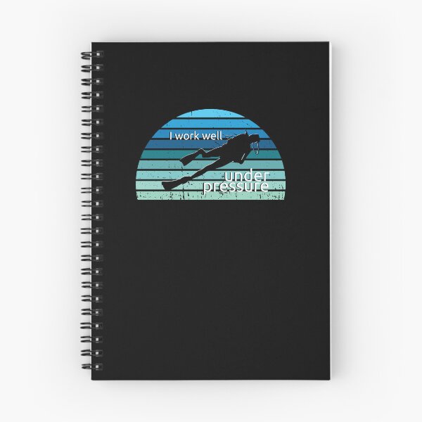 Item preview, I Work Well Under Pressure Funny Diver Down Underwater designed and sold by TmoT.