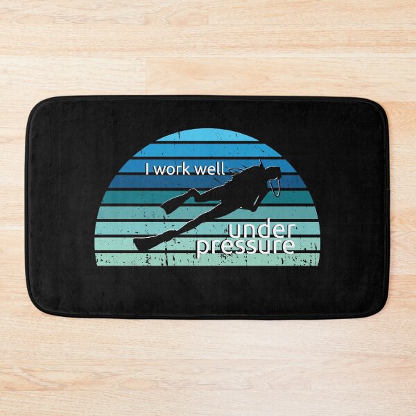Item preview, I Work Well Under Pressure Funny Diver Down Underwater designed and sold by TmoT.