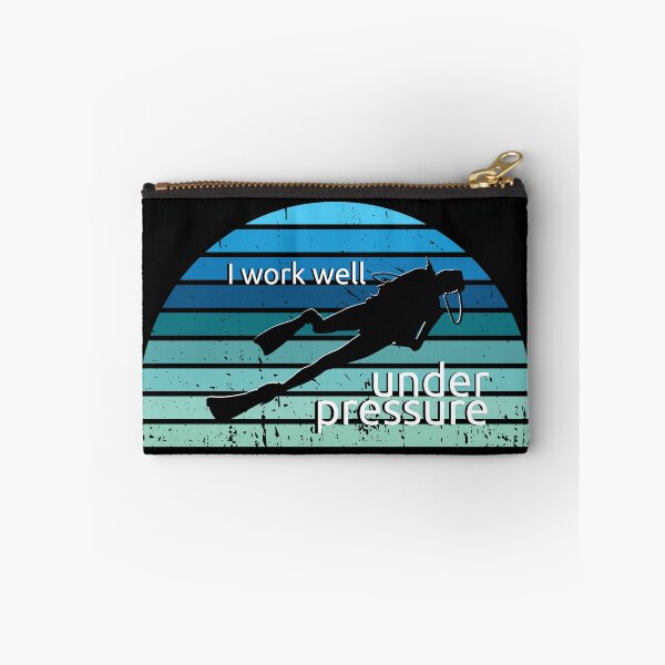 Item preview, I Work Well Under Pressure Funny Diver Down Underwater designed and sold by TmoT.