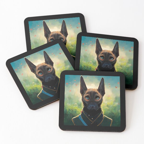 Item preview, Forest Belgian Malinois Artistic Anime Warrior Dog Gift  designed and sold by Malinois  Drive.