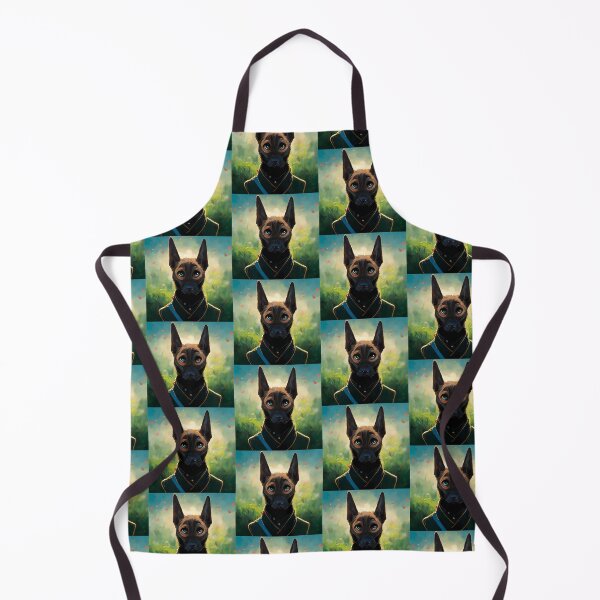 Item preview, Forest Belgian Malinois Artistic Anime Warrior Dog Gift designed and sold by Malinois Drive.
