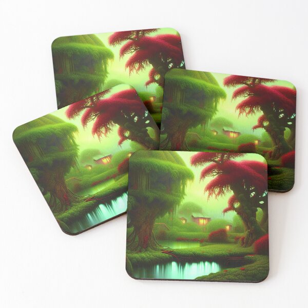 Item preview, Magical Cottage tree house In a Greenary Landscape, Beautiful Nature designed and sold by NatureFood.