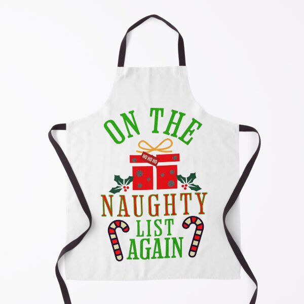 Item preview, On The Naughty List Again Funny Christmas Xmas Present Candy Cane designed and sold by CarantinedChaos.