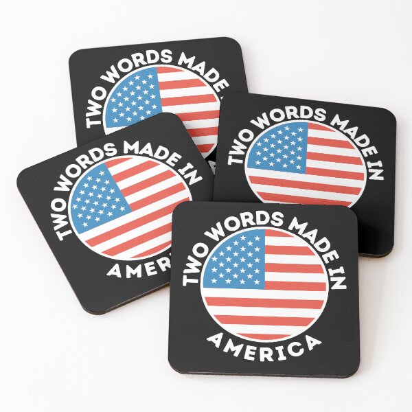 Item preview, Two Words Made In America designed and sold by OneDayCollected.