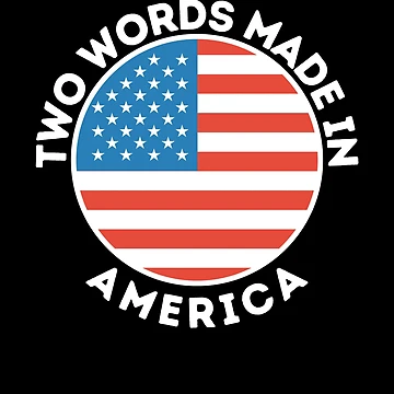 Artwork thumbnail, Two Words Made In America by OneDayCollected