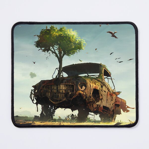 Item preview, Overgrown Hot Rod in a Postapocalyptic World, a perfect gift for all American Hot Rod fans #14 designed and sold by RodZnRoll.