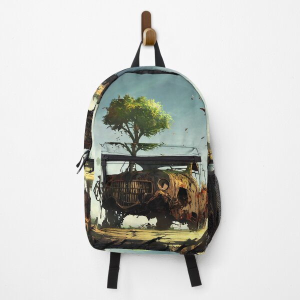 Item preview, Overgrown Hot Rod in a Postapocalyptic World, a perfect gift for all American Hot Rod fans #14 designed and sold by RodZnRoll.