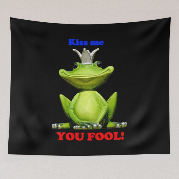 Item preview, Kiss Me You Fool Frog designed and sold by wravelo.