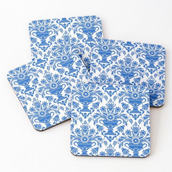 Item preview, Antique Blue Wallpaper designed and sold by WoodenT.