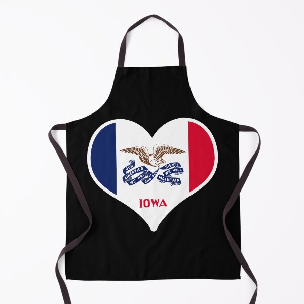 Item preview, Iowa US State Flag Heart designed and sold by PKHalford.