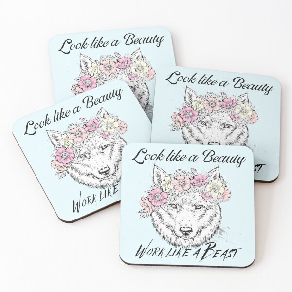 Item preview, Look Like a Beauty, Work Like a Beast designed and sold by VirtualFaries.