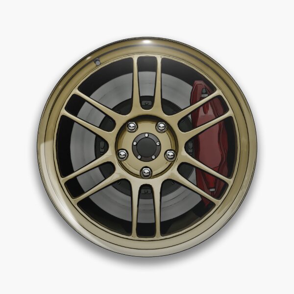 Item preview, Gold JDM Wheel designed and sold by ApexFibers.