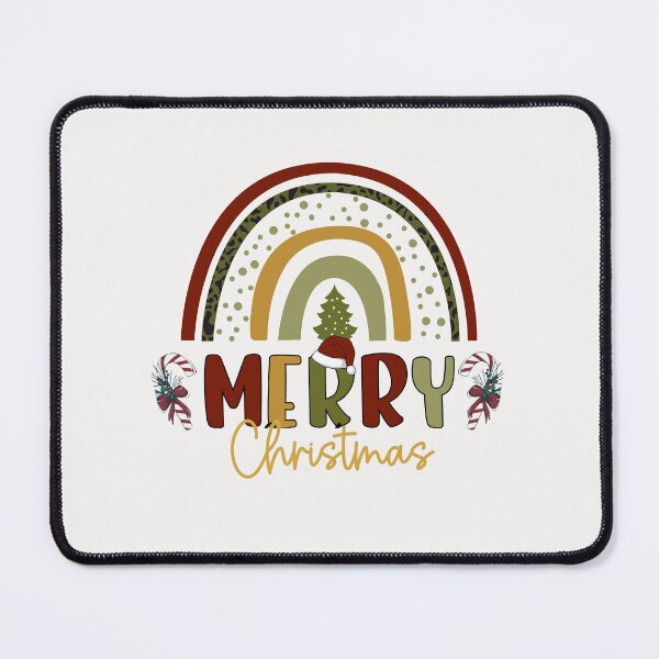 Item preview, Merry Christmas Boho Rainbow designed and sold by HappyLifeCreate.