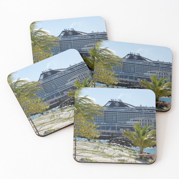 Item preview, Cruise Ship On Ocean Cay designed and sold by GloriaGranat.