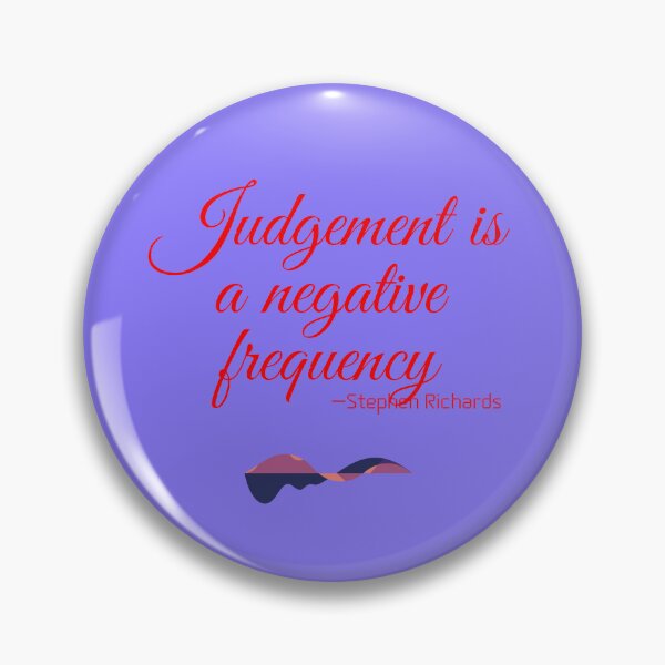 Item preview, 'Judgement is a negative frequency' - Stephen Richards designed and sold by Rechtop.