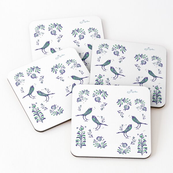 Item preview, Pomegranates and Loving Birds Warbling Happiness · Grenada Albayzin Style designed and sold by reflejArte.