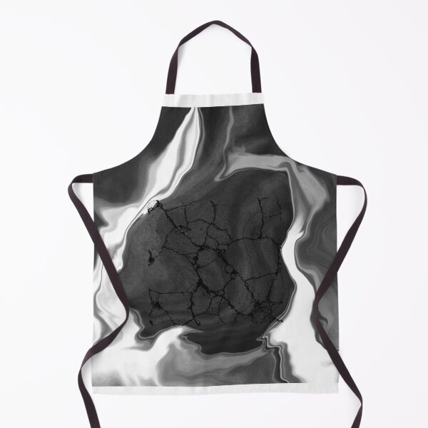 Item preview, Black Grey Cracked Blot designed and sold by WoodenT.