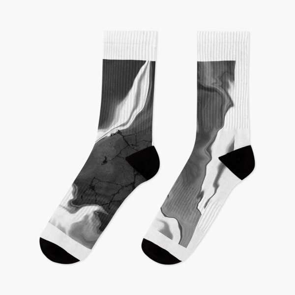 Item preview, Black Grey Cracked Blot designed and sold by WoodenT.
