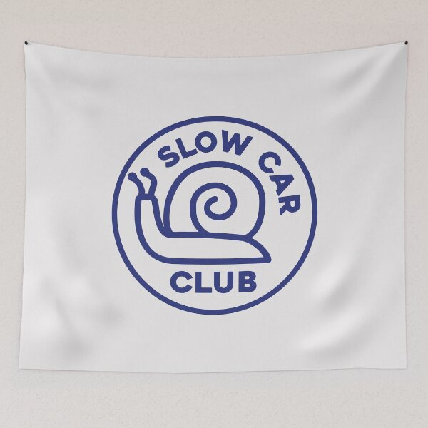 Item preview, Slow Car Club - Blue designed and sold by ApexFibers.