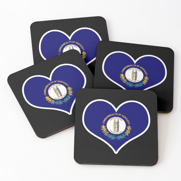 Item preview, Kentucky US State Flag Heart designed and sold by PKHalford.