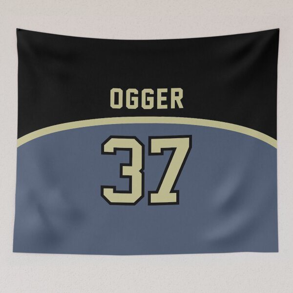 Item preview, #37 OGGER (DARK) designed and sold by StickerJerseys.