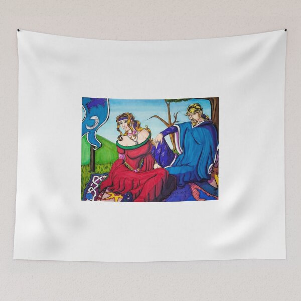 Item preview, Wirogalos and Aglaia relaxing in camp designed and sold by Dagomarosart.