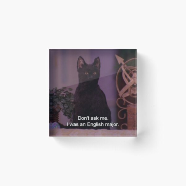 Item preview, Salem the Cat - English Major designed and sold by R-uby.
