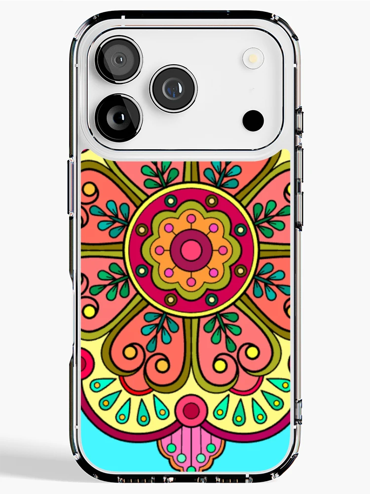Imagen 1 de 5, Funda de iPhone con la obra Mandala Rosa, diseñada y vendida por RandaMay.