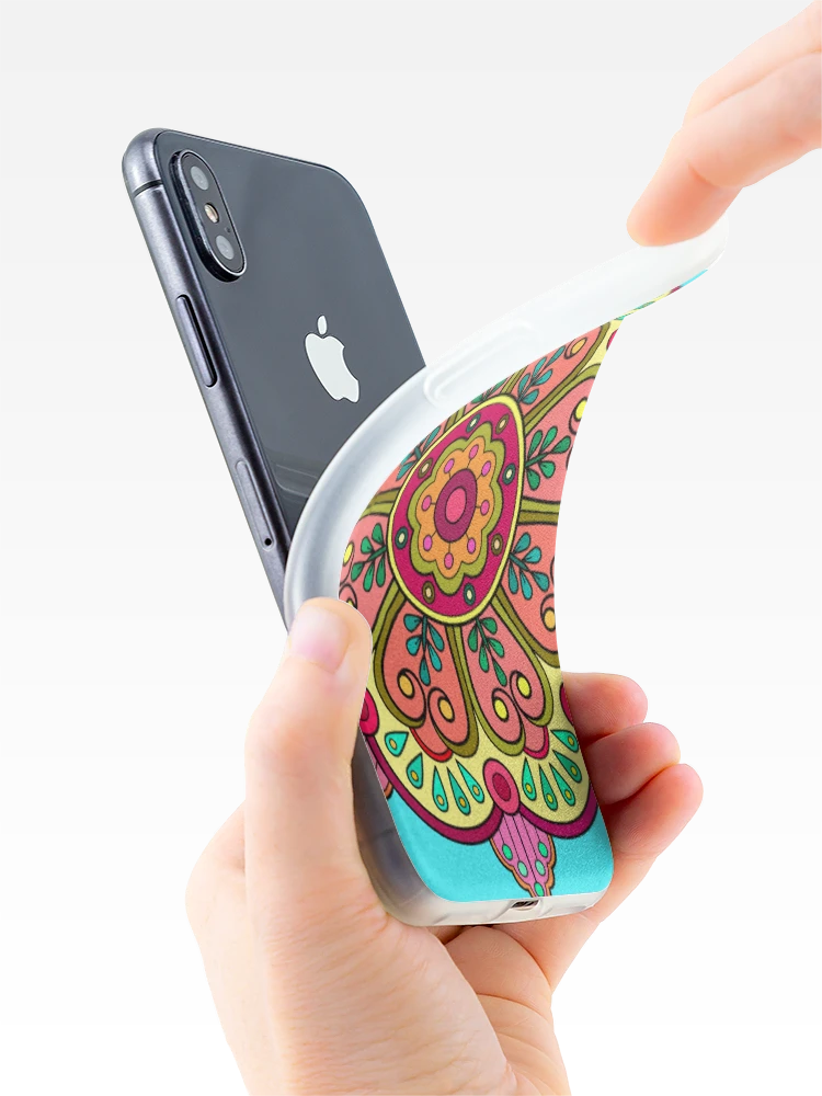 Imagen 4 de 5, Funda de iPhone con la obra Mandala Rosa, diseñada y vendida por RandaMay.