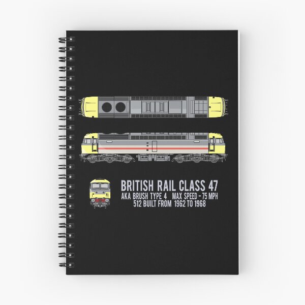 Artikelvorschau, British Rail Class 47 Brush Typ 4 Lokomotive Diagramm Geschenk entworfen und verkauft von Maljonic.