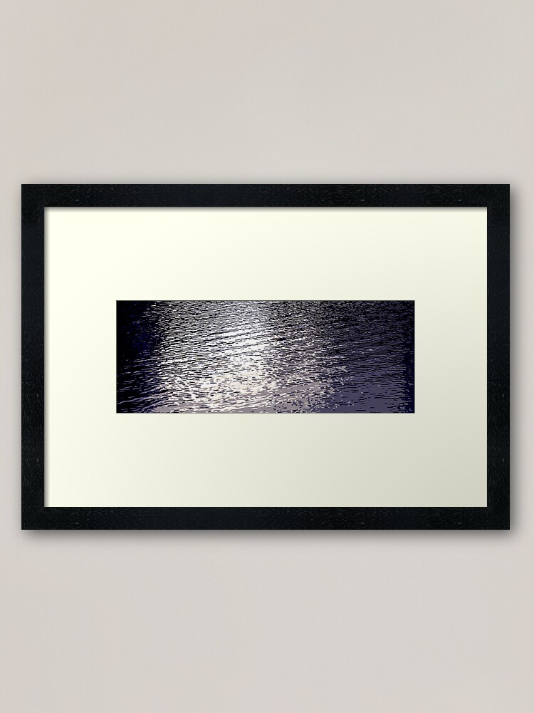 Alternate view of Lazy Lagoon Framed Art Print