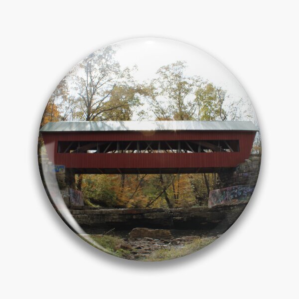 Item preview, Helmick Mill Covered Bridge designed and sold by gotucoveredart.