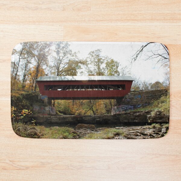 Item preview, Helmick Mill Covered Bridge designed and sold by gotucoveredart.