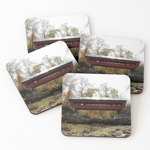 Item preview, Helmick Mill Covered Bridge designed and sold by gotucoveredart.