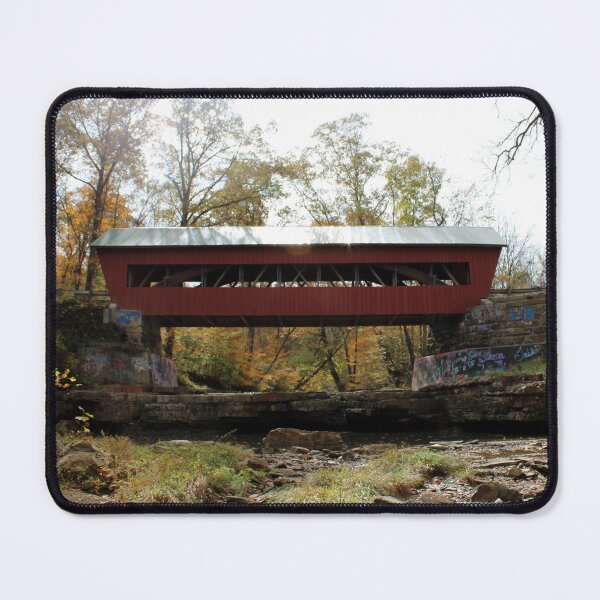 Item preview, Helmick Mill Covered Bridge designed and sold by gotucoveredart.