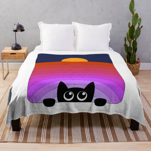 Item preview, Curious black cat, cute and colorful #60 designed and sold by Cocolorr.