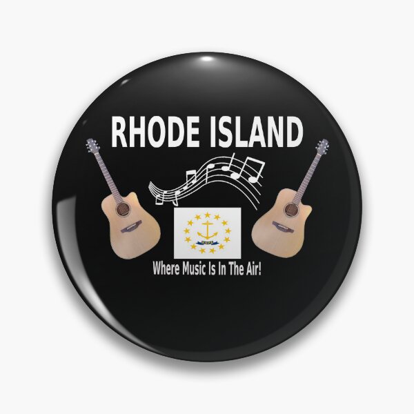 Item preview, Rhode Island Acoustic Guitar Shirt designed and sold by GuitarNuts.