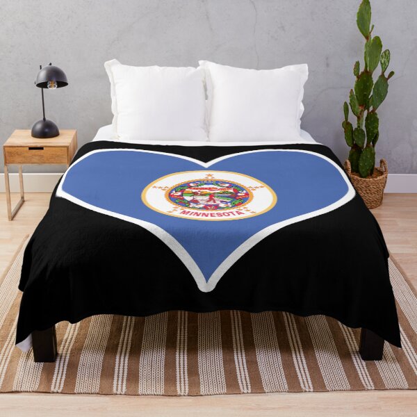 Item preview, Minnesota US State Flag Heart designed and sold by PKHalford.