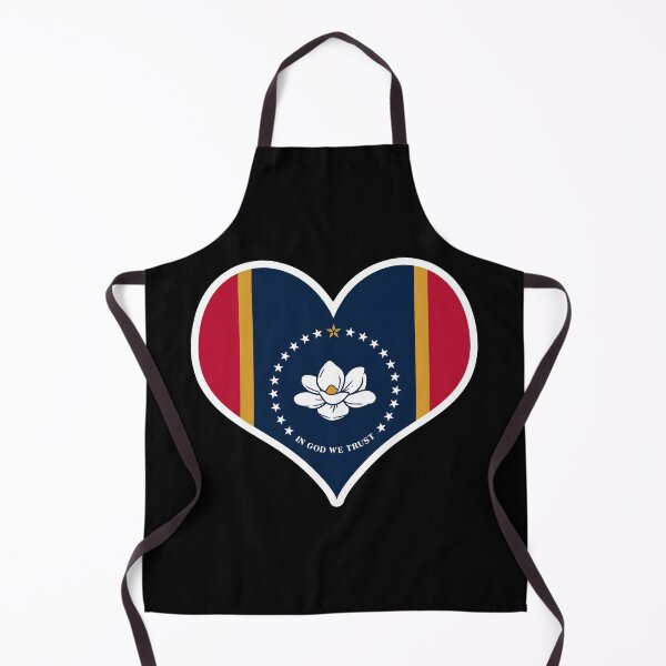 Item preview, Mississippi US State Flag Heart designed and sold by PKHalford.