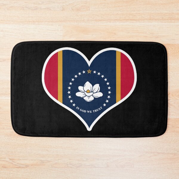 Item preview, Mississippi US State Flag Heart designed and sold by PKHalford.