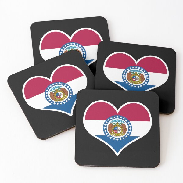 Item preview, Missouri US State Flag Heart designed and sold by PKHalford.