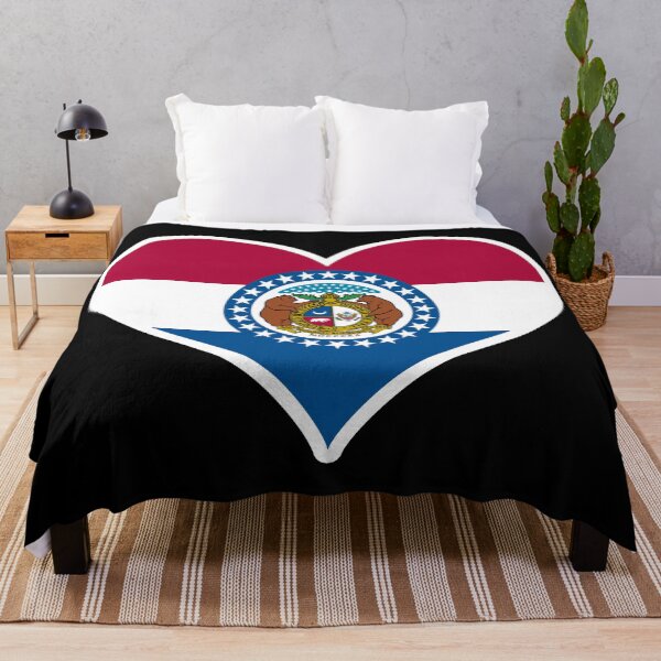 Item preview, Missouri US State Flag Heart designed and sold by PKHalford.